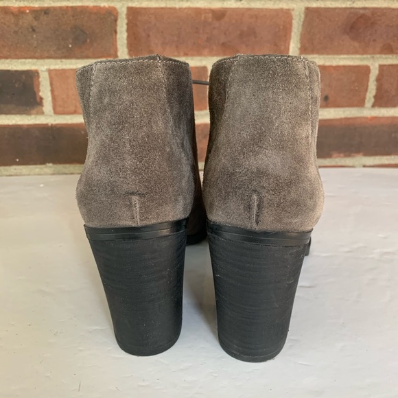 Franco Sarto Nashville grey leather ankle booties - Picture 5 of 8
